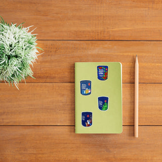 Rovira Tin Can Christmas Trees 2020 Mini Sticker